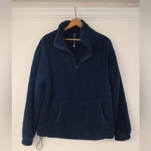 Cozy Navy Fleece Pullover